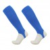 Men Breathable Plain Long Soccer Socks Knee High Footless Football Socks