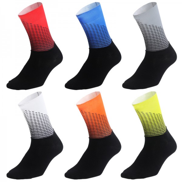 Unisex Customised Stylish Road Riding Socks Nylon Compression Cycling Socks Unisex Customised Stylish Road Riding Socks Nylon Compression Cycling Socks