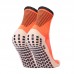 Men Cotton Striped Anti Slip Football Socks Mid-Calf Sports Grip Socks
