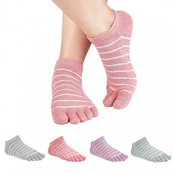 No Show Men Cotton Low Cut Sock Athletic Toe Socks Five Toes Socks