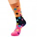 Cotton Dots custom Colorful funny socks teen boys tube Men crazy socks