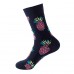 Fashion Cotton mid-calf crazy socks cute fruit crew ladies funny socks