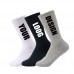 Custom black and white compression athletic crew unisex elastic sport socks Custom black and white compression athletic crew unisex elastic sport socks