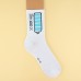 Custom black and white compression athletic crew unisex elastic sport socks Custom black and white compression athletic crew unisex elastic sport socks