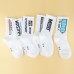 Custom black and white compression athletic crew unisex elastic sport socks Custom black and white compression athletic crew unisex elastic sport socks