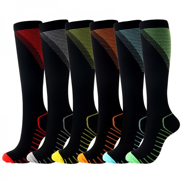 Custom Compression Socks 20-30mmHg hiking compression sock For Running Biking Nurses