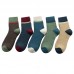 Wholesale Custom Splicing Retro Business Thick Crew mens dress wool socks
