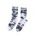 Crew seamless cotton eco friendly funky socks custom logo tie dye socks