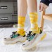 Crew seamless cotton eco friendly funky socks custom logo tie dye socks