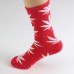 novelty crew socks hot street skate socks maple leave short dress socks