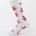 novelty crew socks hot street skate socks maple leave short dress socks
