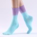 fashion gradient color silicone grip tie-dyed anti slip football sports socks