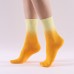 fashion gradient color silicone grip tie-dyed anti slip football sports socks