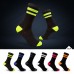OEM custom stripe black mesh dress crew stripe men sports socks
