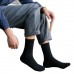 Custom breathable elastic thin knit summer socks crew business socks