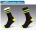 OEM custom stripe black mesh dress crew stripe men sports socks