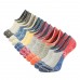 Athletic Low Cut Ankle Socks Cushioned Running Combed Cotton Men Summer Invisible Socks