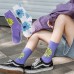Wholesale crew crazy socks Beautiful Flower Fancy women funny socks