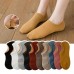 silicone hill grip Summer Cotton Low Cut Socks Breathable womens no show socks