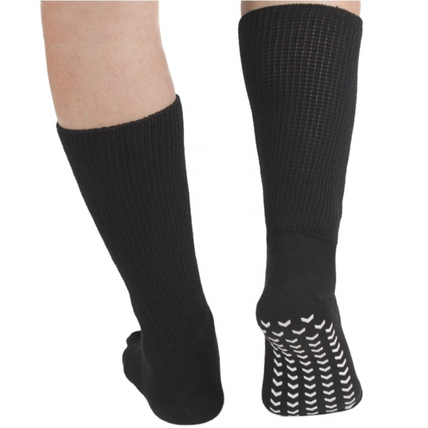 Circulatory Physicians Approved Non Binding Top 6 Pairs Non Skid Diabetic Cotton Crew Hospital Socks Circulatory Physicians Approved Non Binding Top 6 Pairs Non Skid Diabetic Cotton Crew Hospital Socks