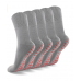 Non Slip Grips Non Skid Crew Socks Hospital Diabetic Yoga Pilates socks for Men Women