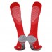 Customs logo men Anti slip knee high soccer sock custom design football grip socks