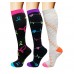 15-21 mmhg crew compression socks Over-the-Calf Flight compression sock