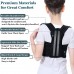 Posture corrector improved back support with replaceable support plates