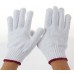 Cheap white cotton working glove