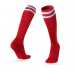 wholesale Nylon breathable stripe over calf football socks in cushion