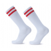wholesale Nylon breathable stripe over calf football socks in cushion wholesale Nylon breathable stripe over calf football socks in cushion
