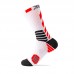 Custom logo sports socks terry running athletic crew socks
