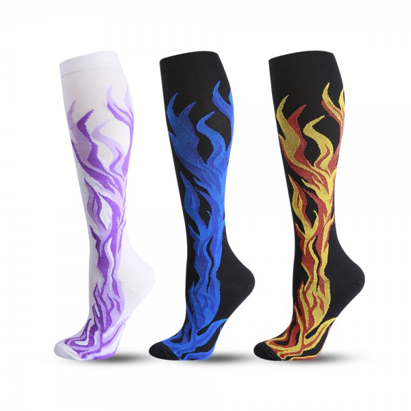 Unisex Graduated 20-30 MMHG Hiking Compression Sports Running Sock Knee High Compression Socks Unisex Graduated 20-30 MMHG Hiking Compression Sports Running Sock Knee High Compression Socks