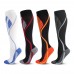 Running Women Men labor  Colorful Knee High running Compression stocks