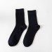 Anti Odor Summer High Quality Plain Men Cotton Pack Black Grey Custom LOGO Crew  Business Socks
