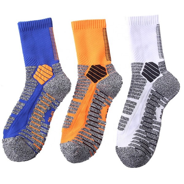 Custom Fashion Nylon Anti-wear Basketball Men Mid-Calf Athletic Crew Socks Custom Fashion Nylon Anti-wear Basketball Men Mid-Calf Athletic Crew Socks
