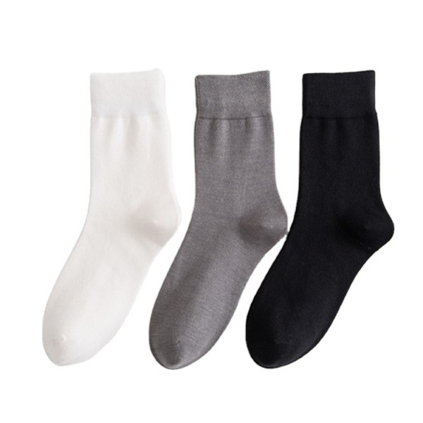 Cotton black anti slip high crew casual quality men custom solid dress socks Cotton black anti slip high crew casual quality men custom solid dress socks