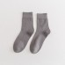 Cotton black anti slip high crew casual quality men custom solid dress socks Cotton black anti slip high crew casual quality men custom solid dress socks