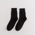 Cotton black anti slip high crew casual quality men custom solid dress socks Cotton black anti slip high crew casual quality men custom solid dress socks