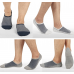 Mens No Show Low Cut Non Slip Socks Casual Crew Ankle Mesh Knit Cotton Socks Mens No Show Low Cut Non Slip Socks Casual Crew Ankle Mesh Knit Cotton Socks