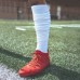 Men Sports Nylon Cushion Long Over Calf Knee Tube Padded Football Rugby Scrunch Socks