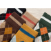 Autumn Color Plaid Classic Warm  Thick Cotton Blend Argyle Socks