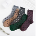 Fashion Soft Warm Comfort Winter Crew Cute Girls Colorful Dots Loose Wool Socks