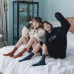 Fashion Soft Warm Comfort Winter Crew Cute Girls Colorful Dots Loose Wool Socks