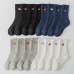 Custom unisex sport crew socks colorful breathable embroidery socks