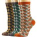 Winter Warm Crew Socks Women Men Wholesale Custom Vintage Argyle Soft Socks