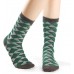 Winter Warm Crew Socks Women Men Wholesale Custom Vintage Argyle Soft Socks