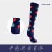 Fancy Moderate Graduated Embroidery High Support Elastic Compression Sock Fancy Moderate Graduated Embroidery High Support Elastic Compression Sock