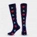 Fancy Moderate Graduated Embroidery High Support Elastic Compression Sock Fancy Moderate Graduated Embroidery High Support Elastic Compression Sock