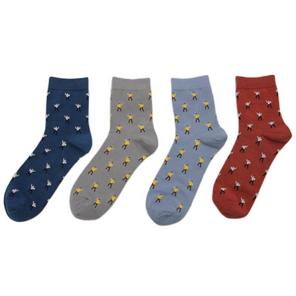 Wholesale Thin Breathable Mens Colorful Polka Dots Happy Dress Socks Wholesale Thin Breathable Mens Colorful Polka Dots Happy Dress Socks